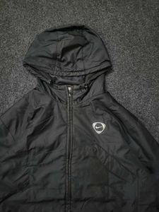 Nike Black Hooded Windbreaker Jacket