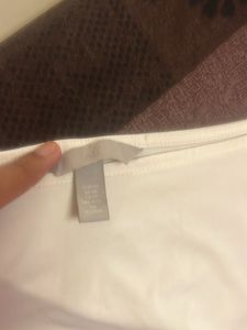 WHITE BOAT NECK TOP