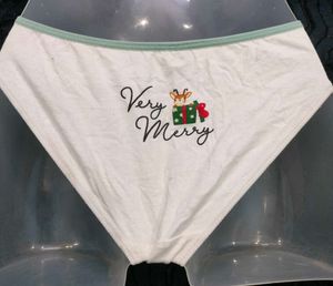 White Cotton Blend Briefs 🤎