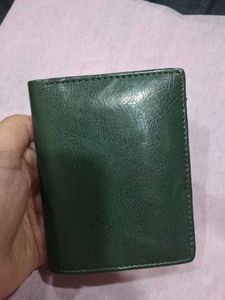 Classic Green Leather Wallet