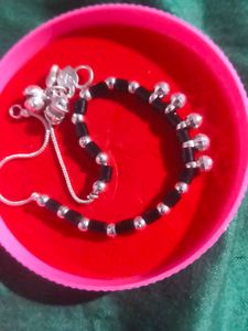 Black Colour Anklet For Women's