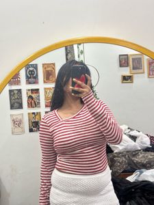 Striped Long Sleeve Top