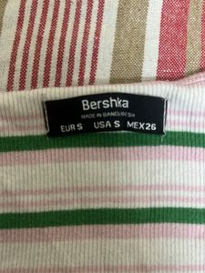 Bershka Branded Crop Top
