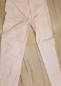 Classic White Casual Pants