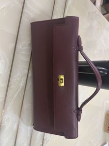 Elegant Maroon Clutch Bag