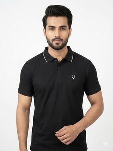 Imported Men's Black Polo T-Shirt new wdt tag