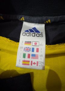 Adidas Yellow &amp; Black T-Shirt