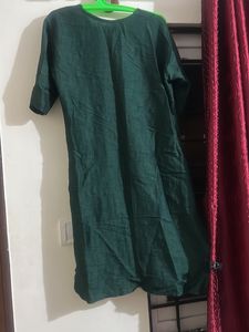 Green Simple Kurta
