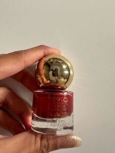 New Rich Red KIKO Nail Polish ❤️