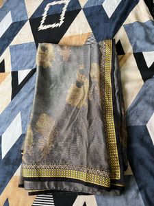 Black Fancy Saree with blouse