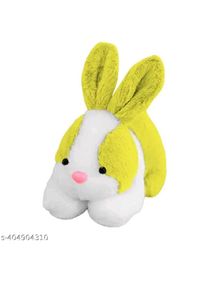 Cute Yellow &amp; White Bunny Plush Toy