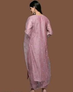 Rose pink Females Kurta Sets*