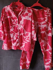 Floral Print Pajama Set