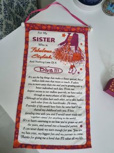 Sister Diva Wall Hanging