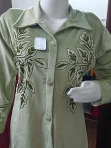 Party Wear Embroidered Green Kurta Set