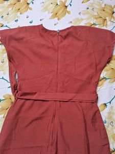 Rust Orange Jumpsuit
