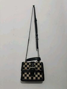 Chic Checkerboard Crossbody Bag