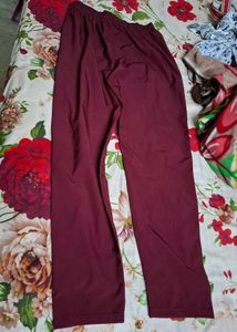 Men's Burgundy Joggers