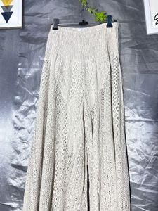 Bohemian Crochet Palazzo Pants