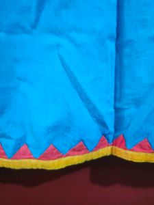 Embroidered Blue Top
