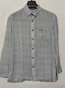 🔥Price drop Crocodile vintage Men's Grey Button-D