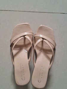 Tokyo Talkies Stylish Beige Strap Sandals