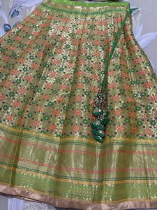 Designer Green Lehenga Choli Set