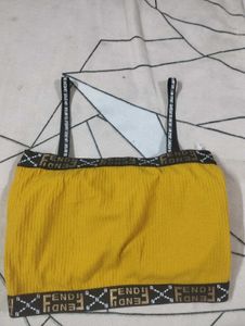 Fendi Inspired Bralette or crop top