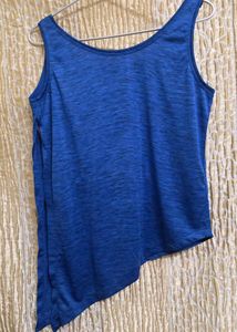 Blue "Train Hard Feel Good" Tank Top