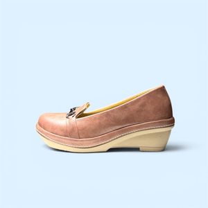 Classic Brown Wedge Loafers