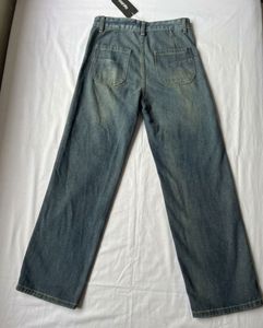 Vintage Wash Wide Leg Jeans
