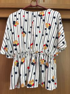 Striped &amp; Floral Women's Top