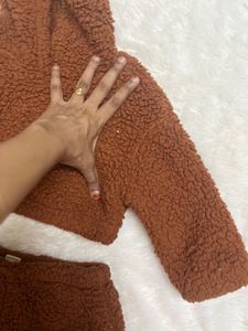 Cozy Brown Baby Outfit