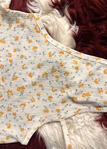 Floral Cutout bodysuit