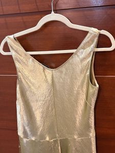 Shiny Gold Party Dress