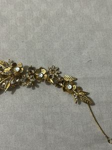 Gold Floral Hair Vine