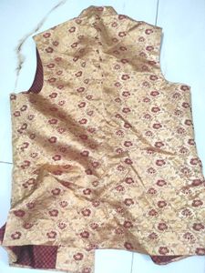 Elegant Floral Jacquard Sherwani Vest