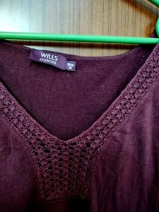 Wills Brand Warm Stylish Top cum Dress