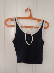 preety navy blue top