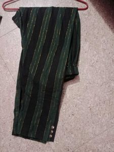 Stylish Striped Kurta with Pants Set