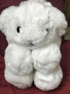 White Teddy Bear purse