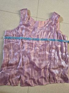 Shiny beautiful Onion pink Top