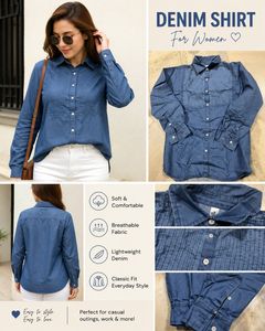 Classic Denim Shirt for Women