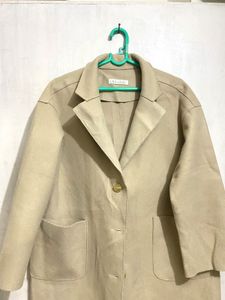 Elegant Beige Trench Coat