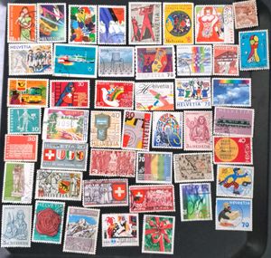 50 Helvetia stamps