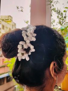 Handmade crochet Floral Gajra