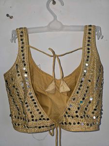 Designer Mirror Work Blouse