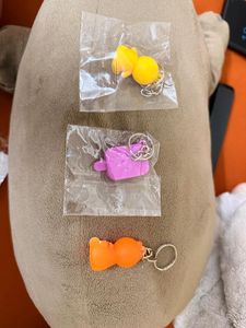 Cute Keychain Set - Smiley, Ice Cream &amp; Bear