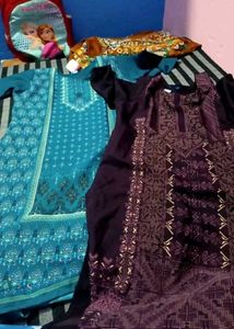 Combo Of Printed Crepe Kurtas