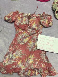 Pink short dress Thai brand32-34